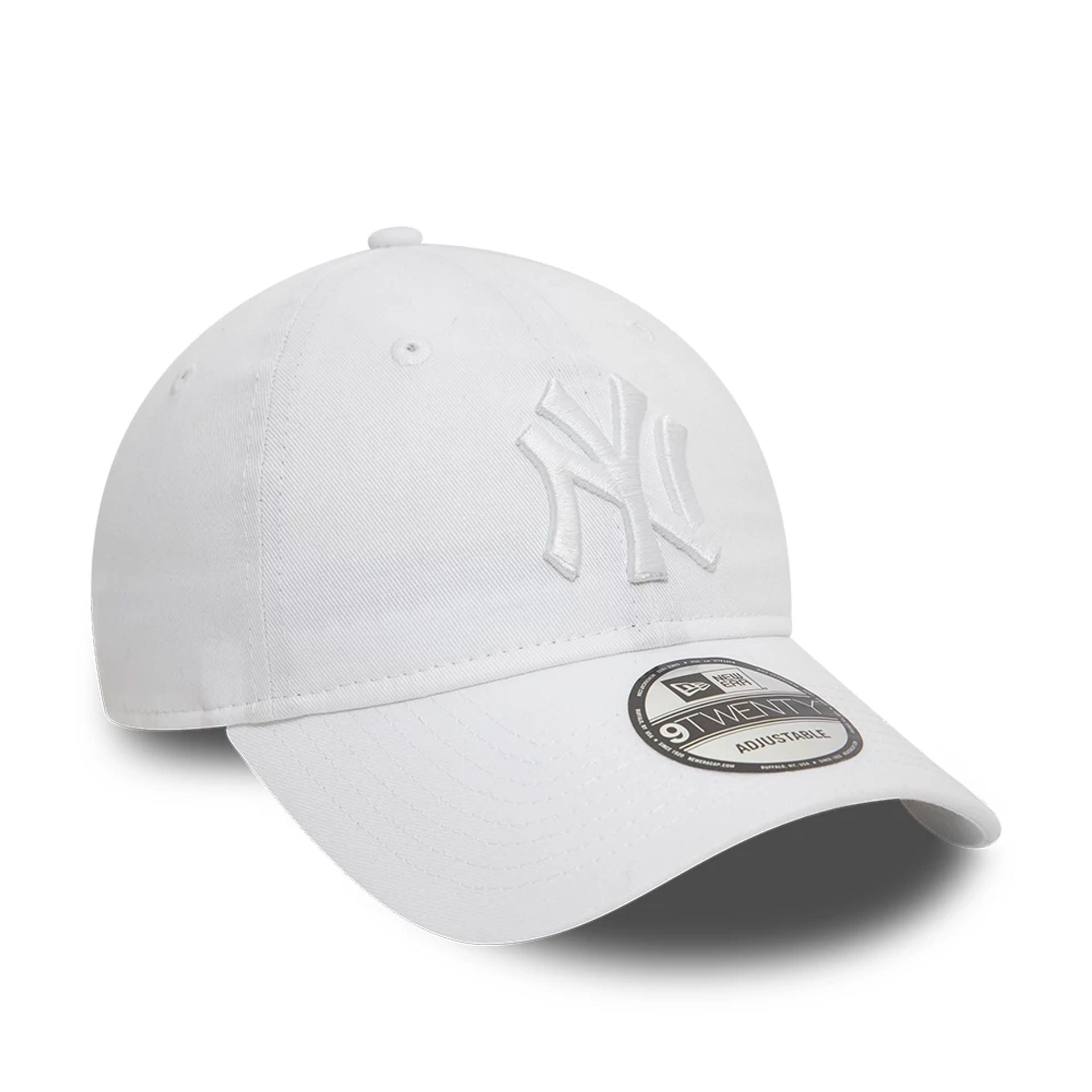 This is a New York Yankees League Essential White 9TWENTY Adjustable Cap 6