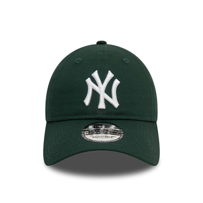 This is a New York Yankees League Essential Dark Green 9TWENTY Adjustable Cap 6