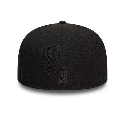 This is a LA Lakers Black On Black NBA Essential Black 59FIFTY Fitted Cap 3