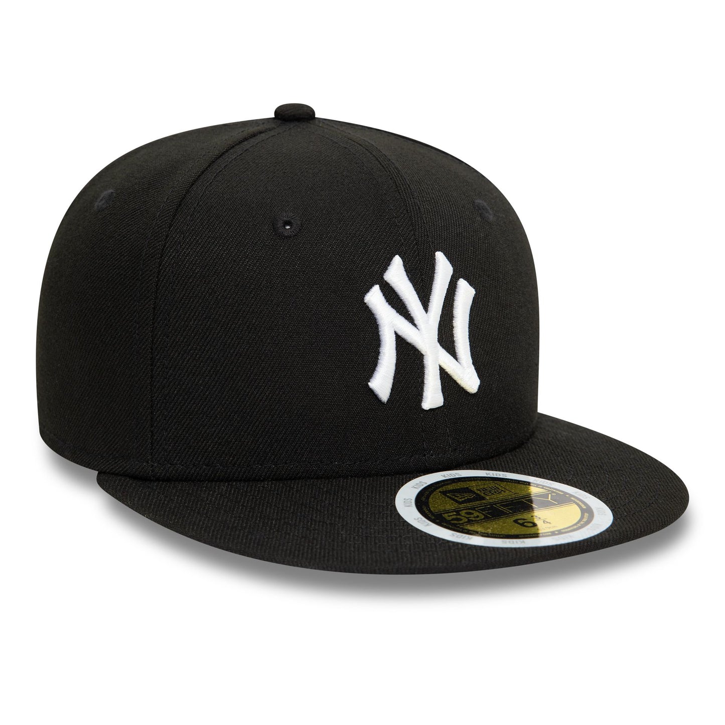 This is a New York Yankees Youth Black 59FIFTY Fitted Cap 4