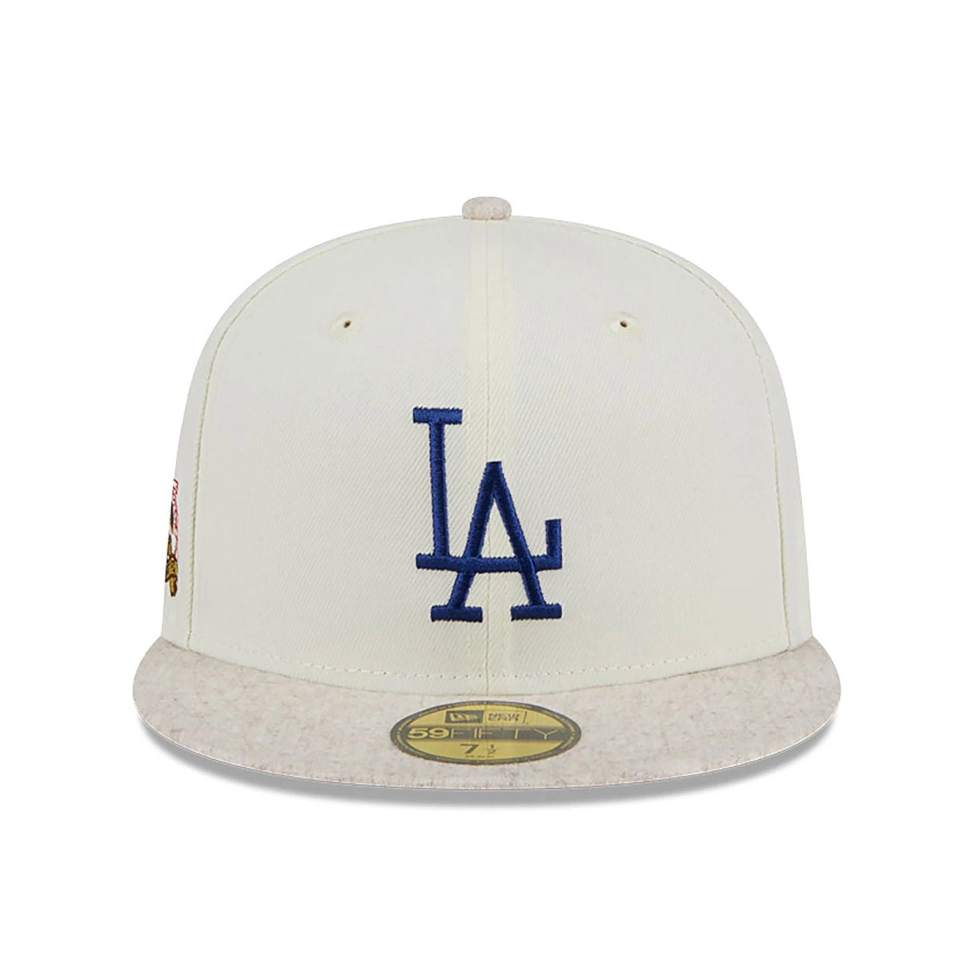 This is a LA Dodgers Match-Up White 59FIFTY Fitted Cap 3