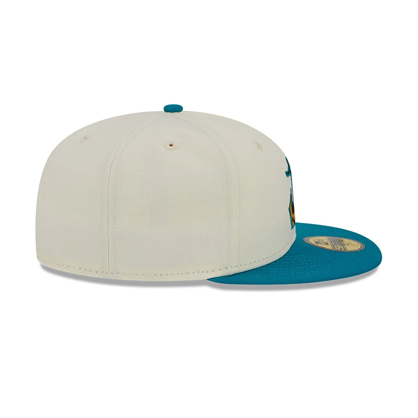 This is a Jacksonville Jaguars NFL City Originals White 59FIFTY Fitted Cap 7