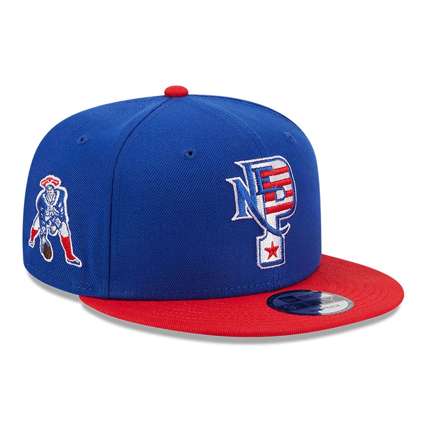 This is a New England Patriots NFL City Originals Blue 9FIFTY Snapback Cap 5