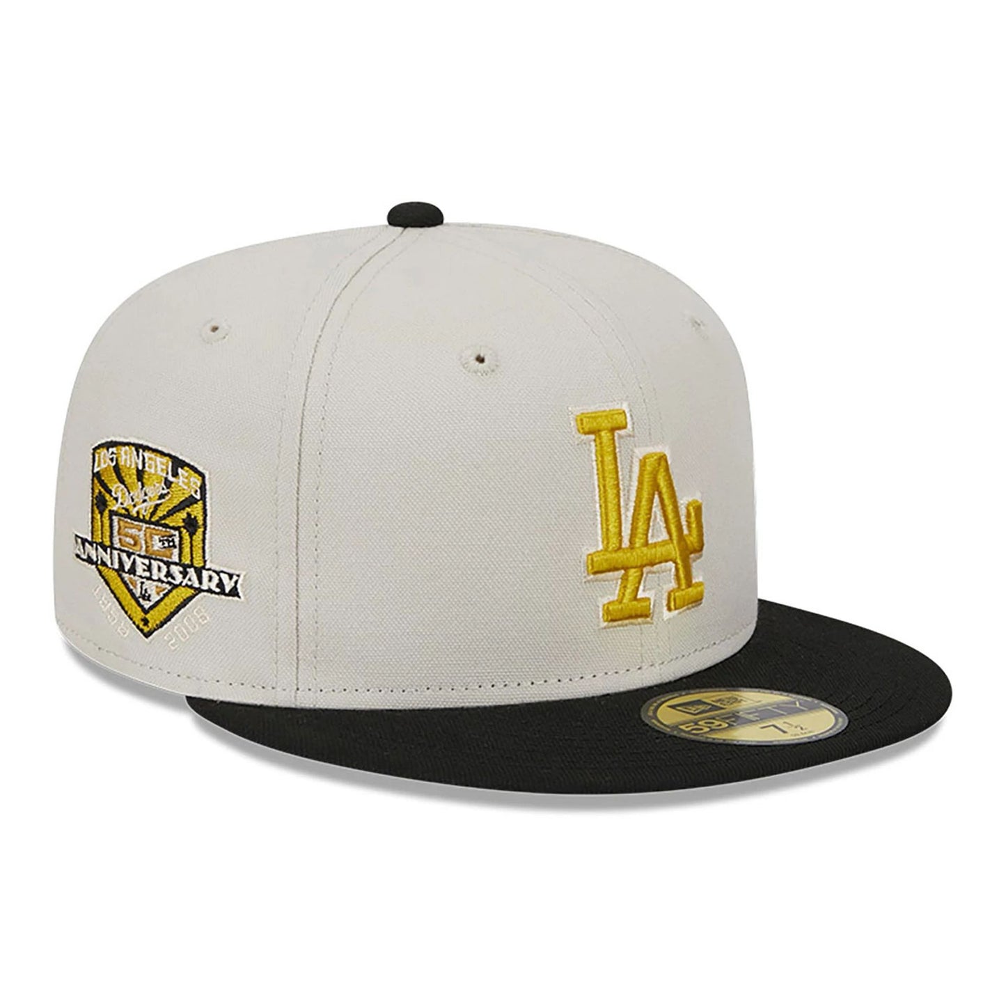 This is a LA Dodgers Two-Tone Stone 59FIFTY Fitted Cap 1