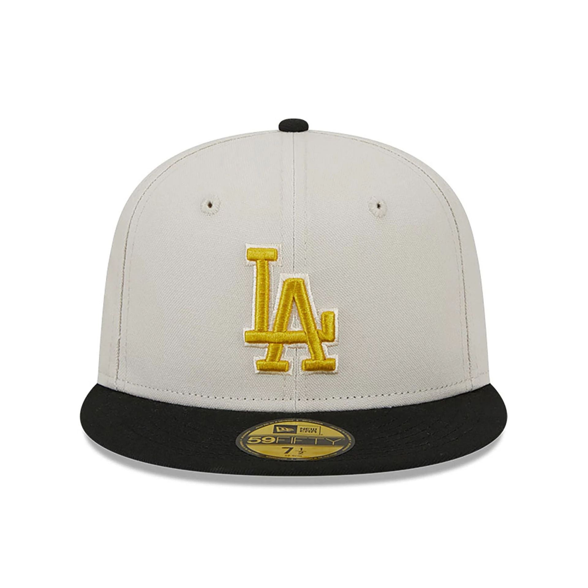 This is a LA Dodgers Two-Tone Stone 59FIFTY Fitted Cap 3