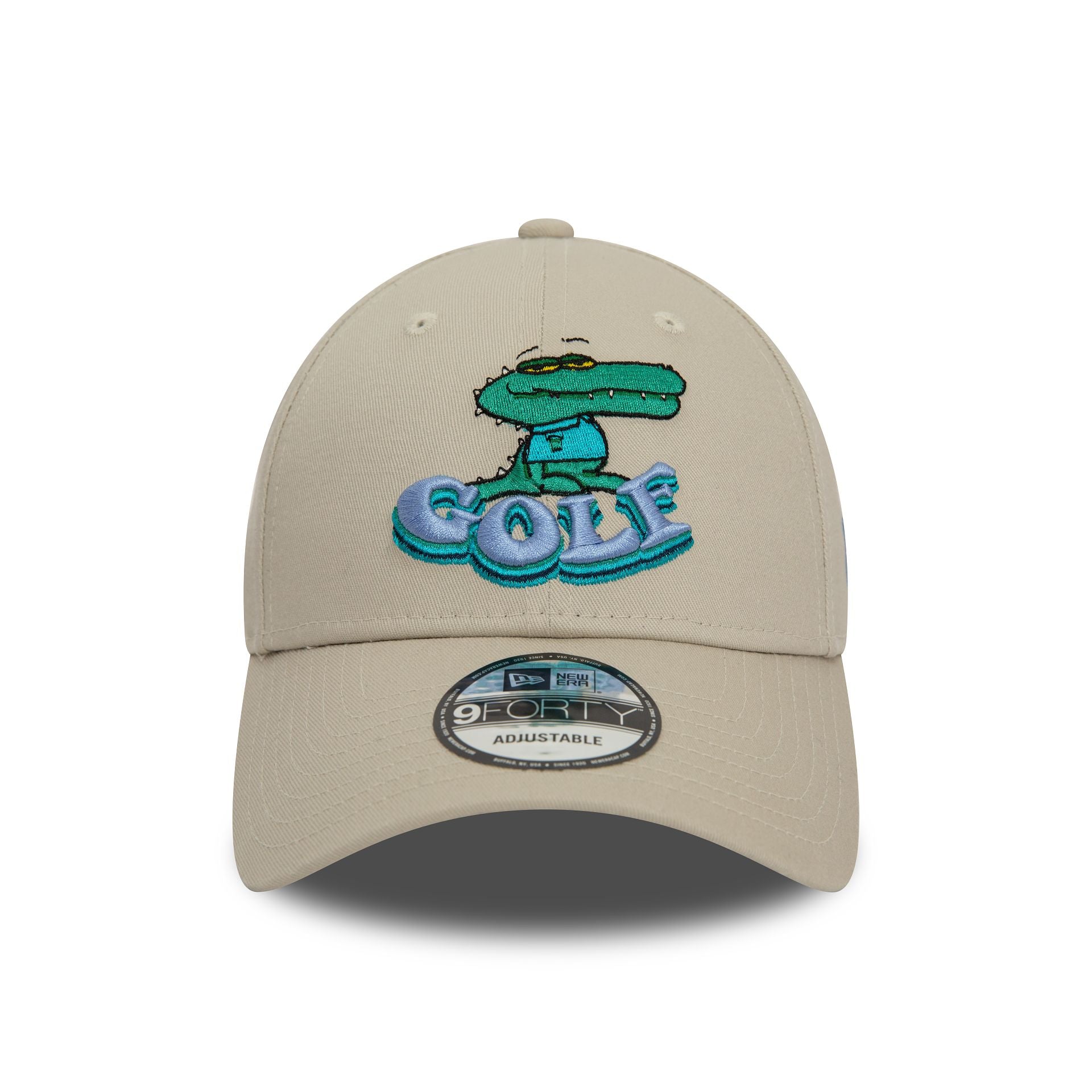 This is a New Era Golf Gator Stone 9FORTY Adjustable Cap 2