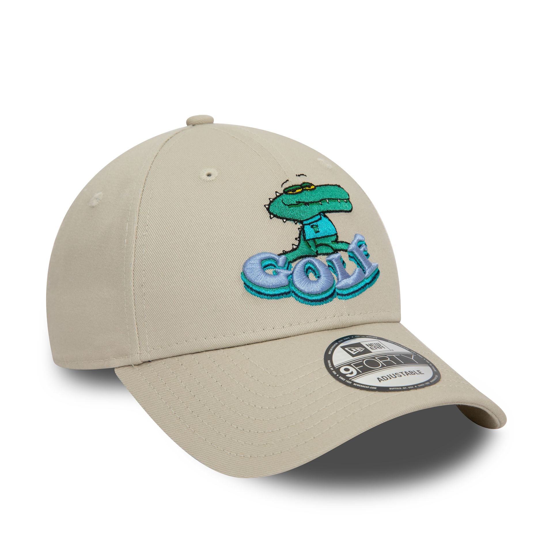 This is a New Era Golf Gator Stone 9FORTY Adjustable Cap 3