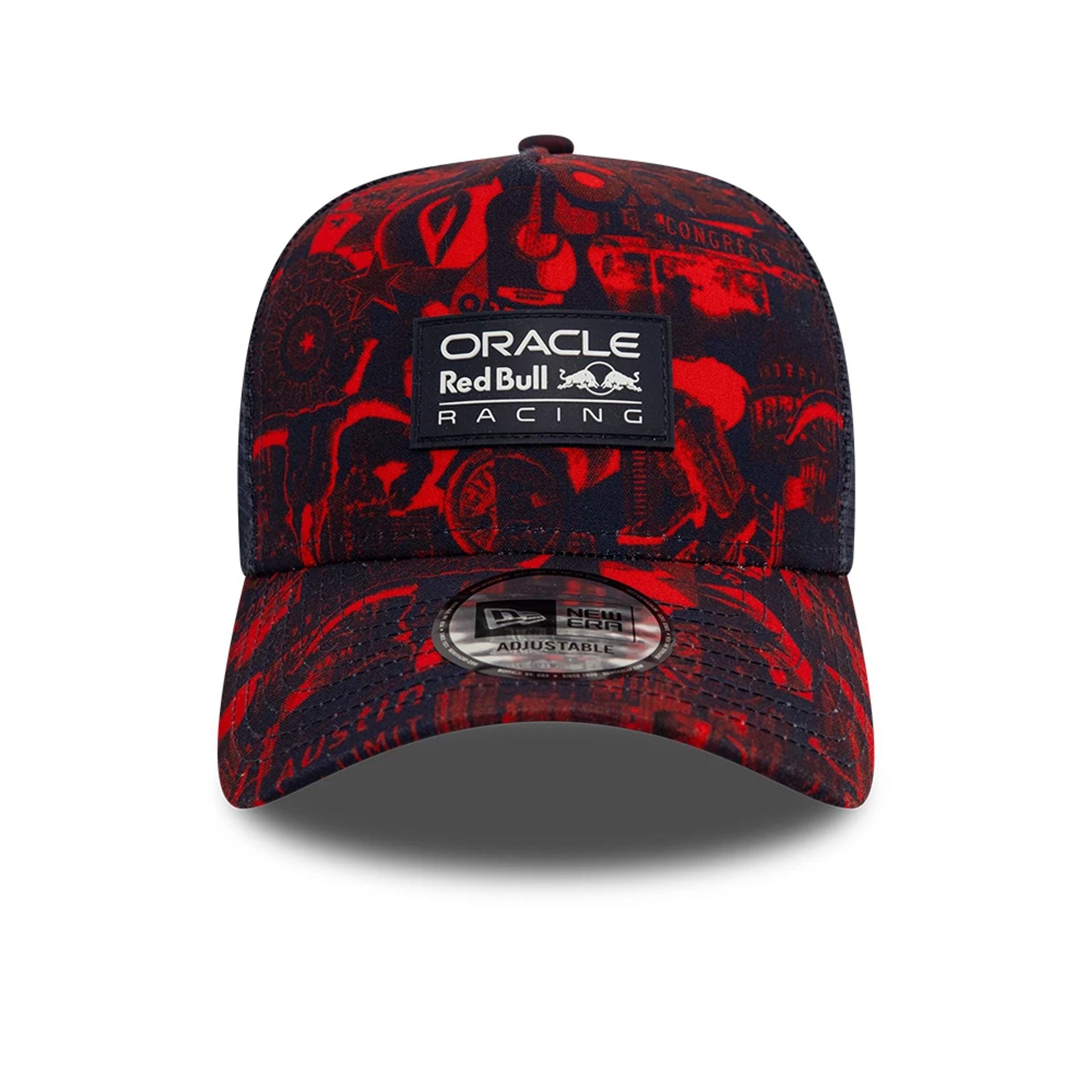 This is a Red Bull Racing Austin Dark Blue E-Frame Trucker Cap 2