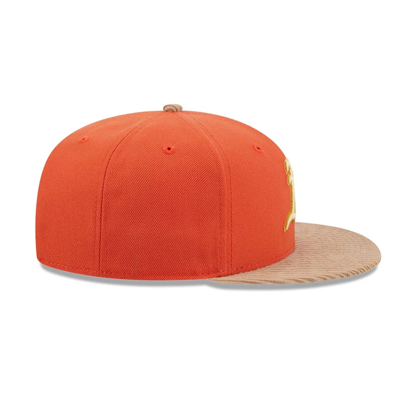 This is a Oakland Athletics MLB Autumn Wheat Dark Orange 9FIFTY Snapback Cap 7