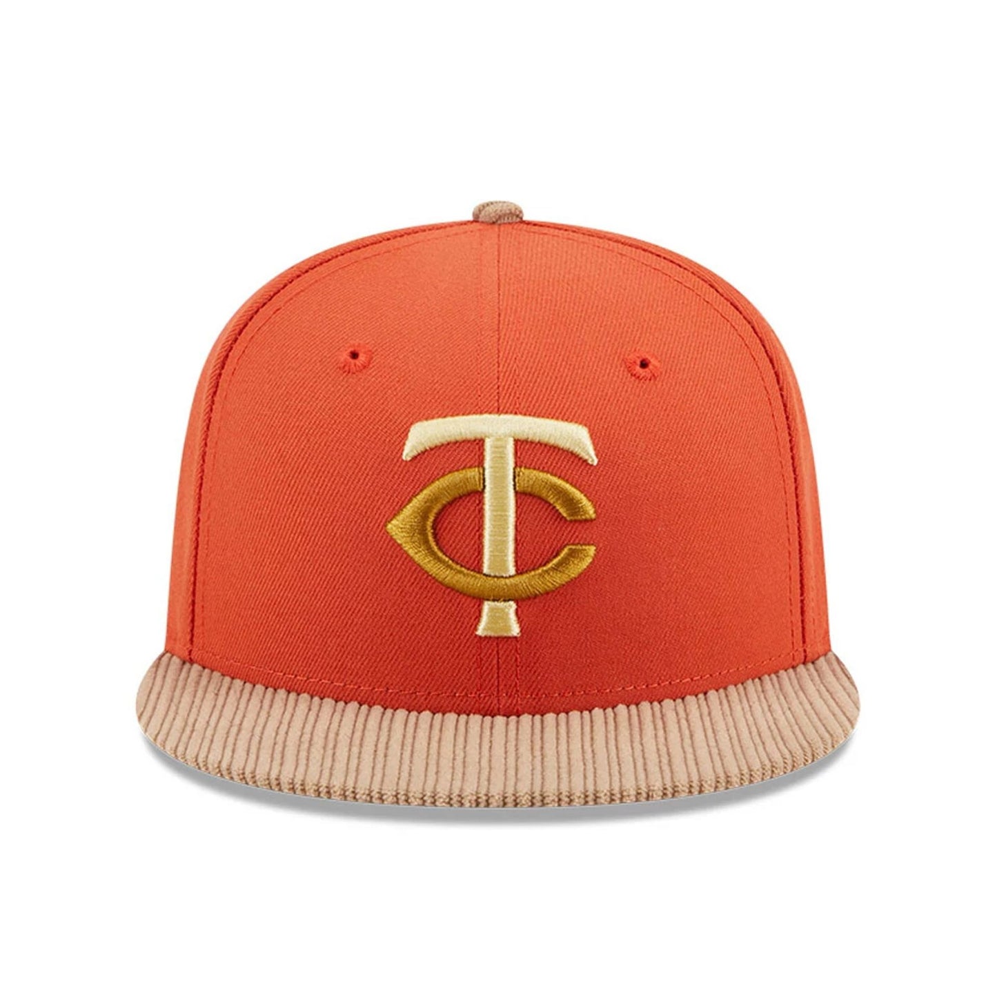 This is a Minnesota Twins MLB Autumn Wheat Dark Orange 9FIFTY Snapback Cap 3