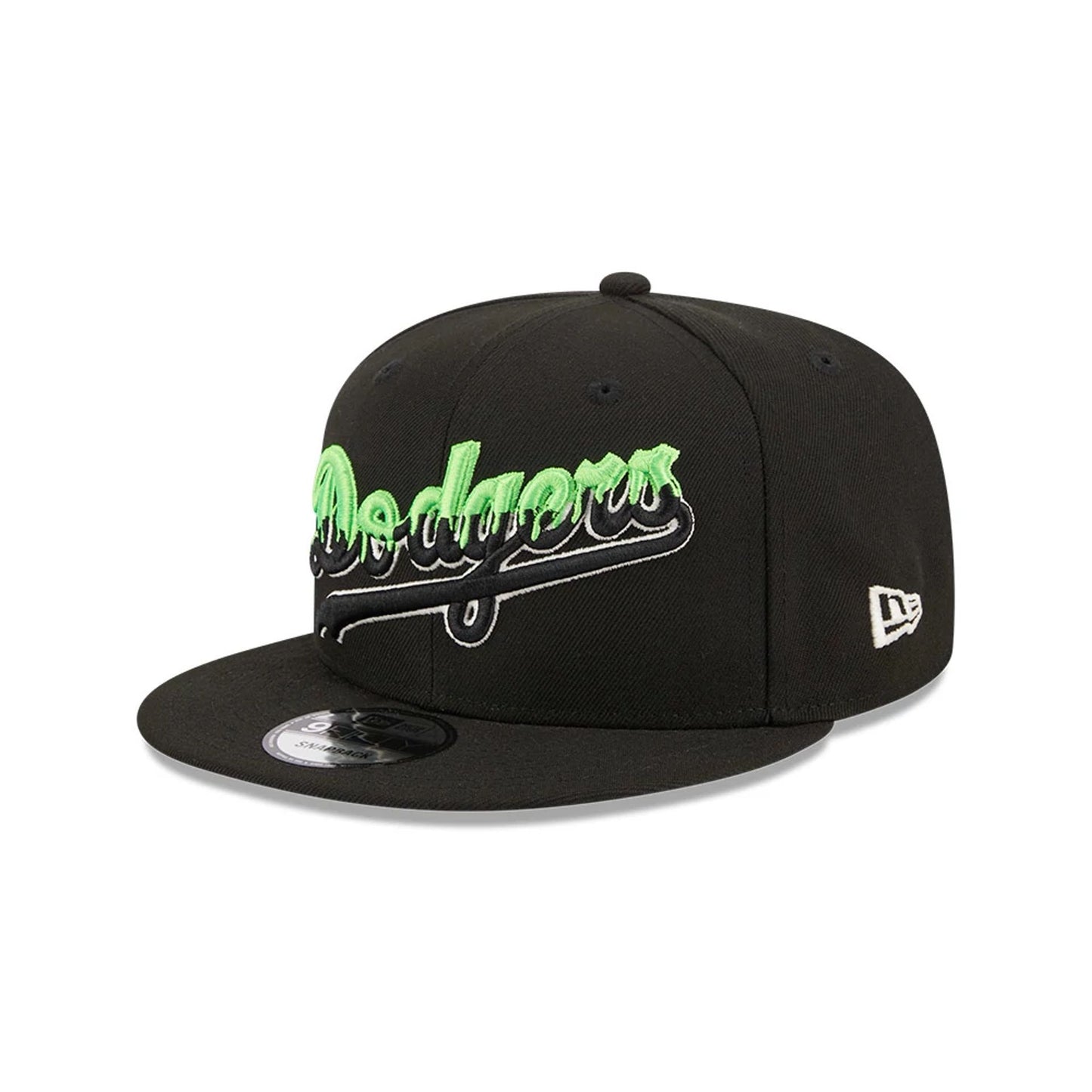 This is a LA Dodgers Drip Black 9FIFTY Snapback Cap 4