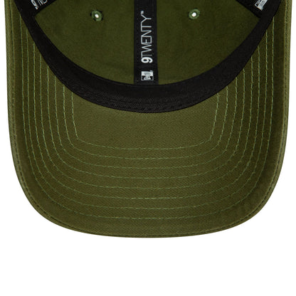 This is a New Era Essential Khaki 9TWENTY Adjustable Cap 5