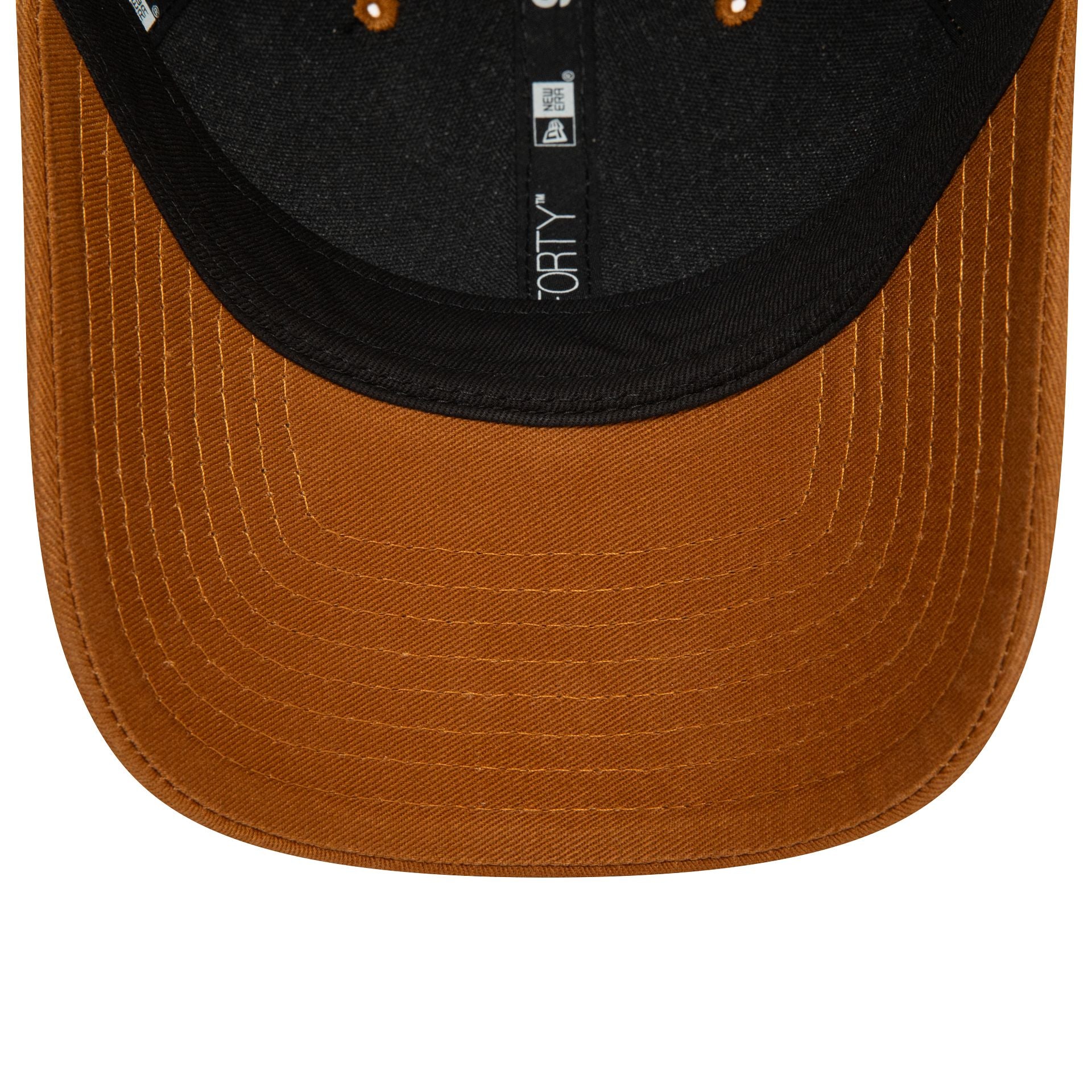 This is a New Era Essential Dark Beige 9FORTY Adjustable Cap 5