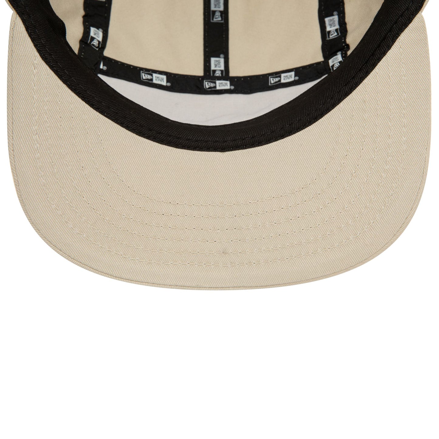 This is a New Era Essential Light Beige Camper Adjustable Cap 5