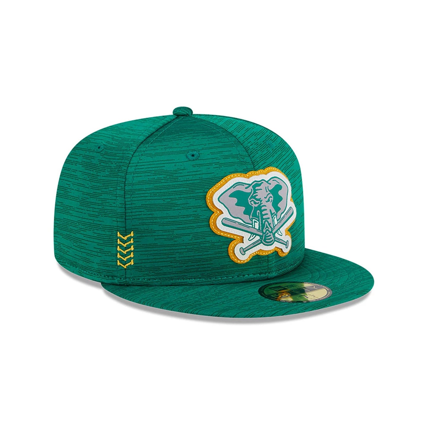 This is a Oakland Athletics Clubhouse Dark Green 59FIFTY Fitted Cap 4