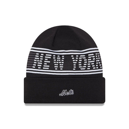 This is a New York Mets City Connect Black Sport Knit Beanie Hat 2