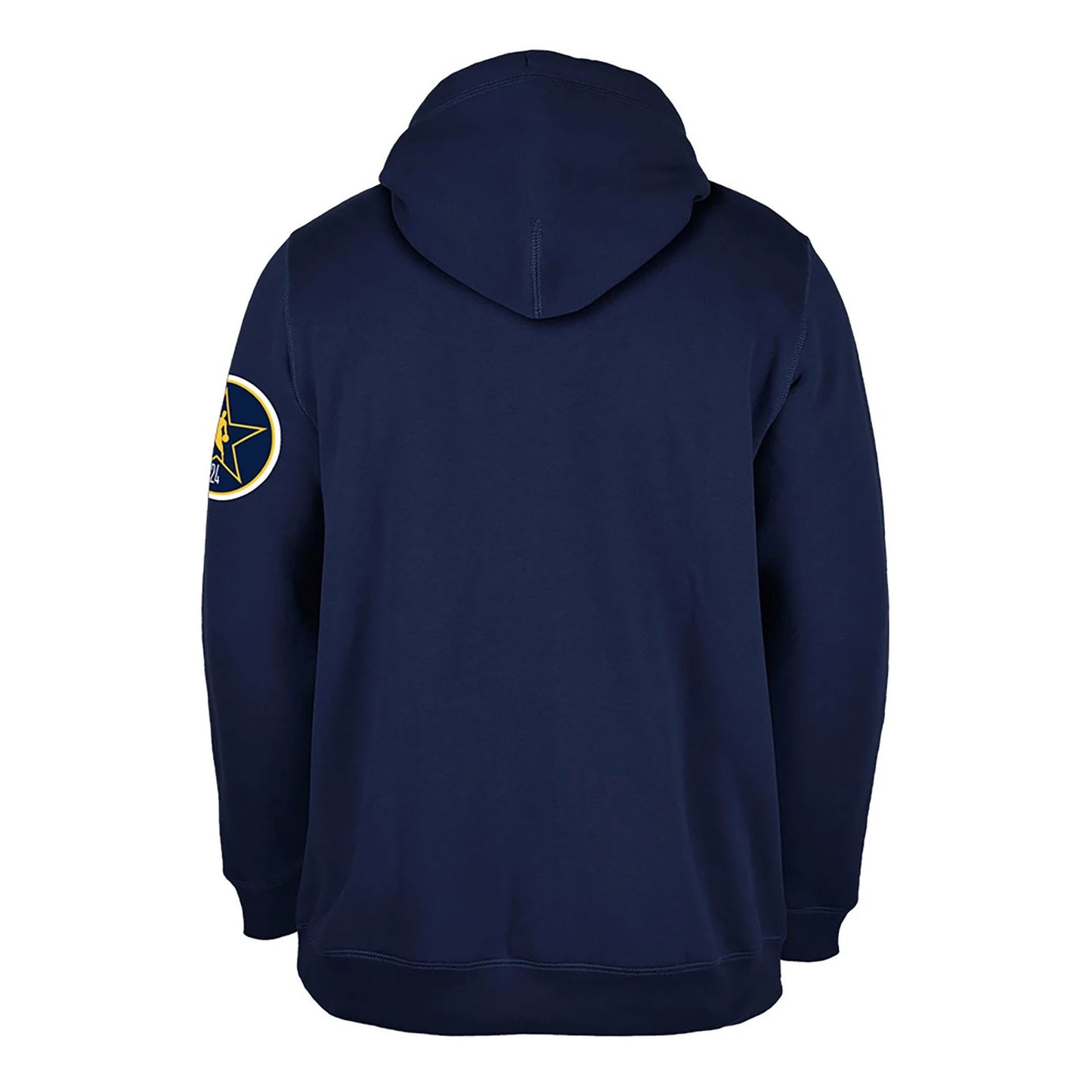 The Male model is wearing NBA All Star Game 2024 Navy Pullover Hoodie 2