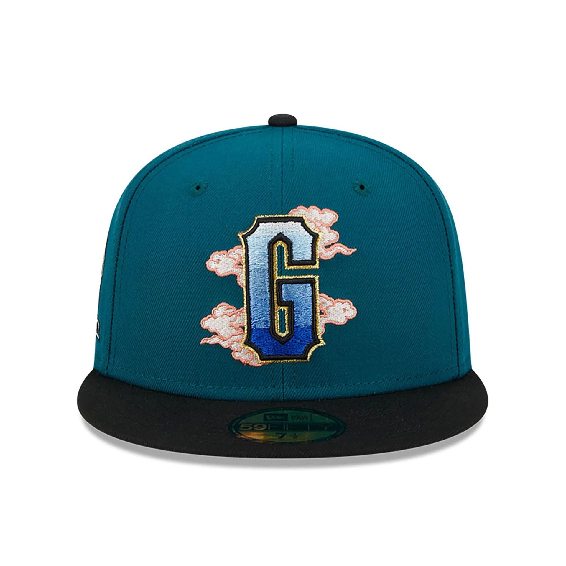 This is a San Francisco Giants Cloud Spiral Dark Green 59FIFTY Fitted Cap 3