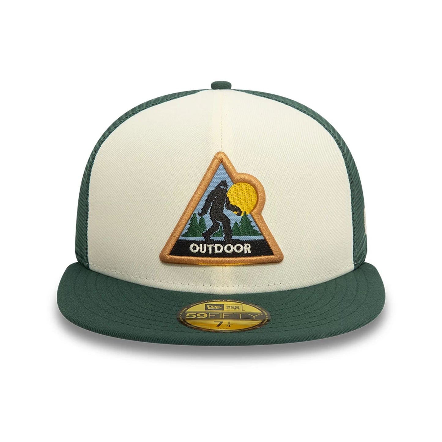 This is a New Era Cryptid Dark Green 59FIFTY Fitted Cap 3