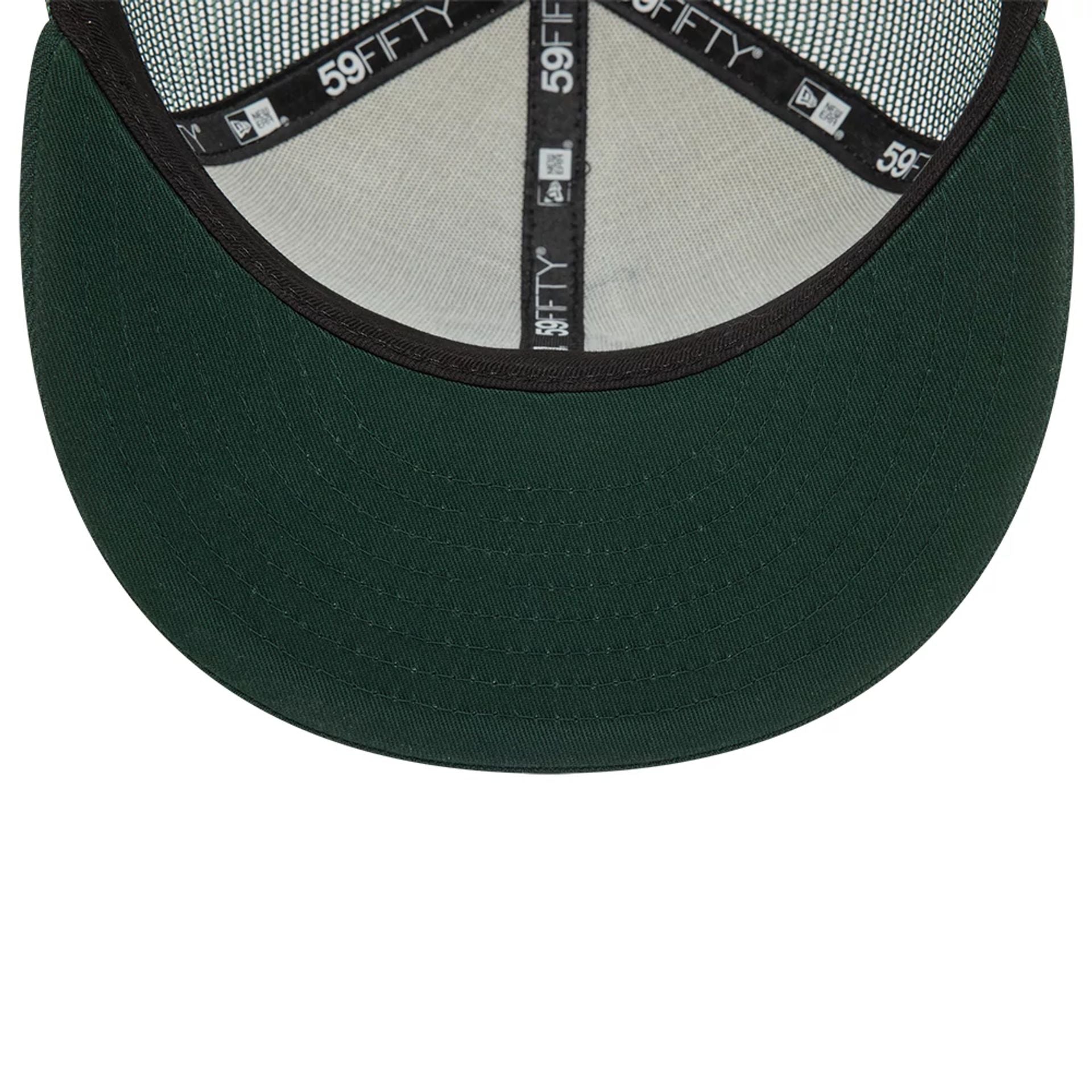 This is a New Era Cryptid Dark Green 59FIFTY Fitted Cap 2