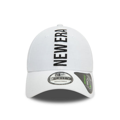 This is a New Era Repreve® White 9FORTY Adjustable Cap 5