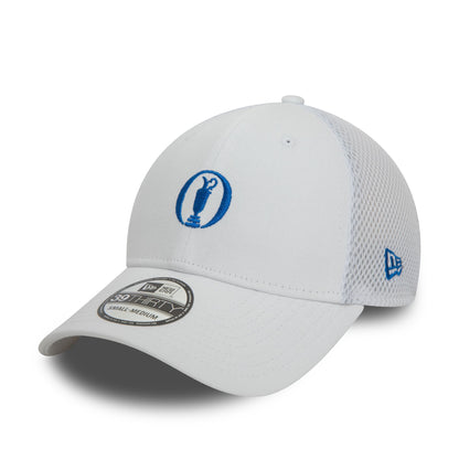 This is a The Open Championships Seasonal White 39THIRTY Stretch Fit Cap 1