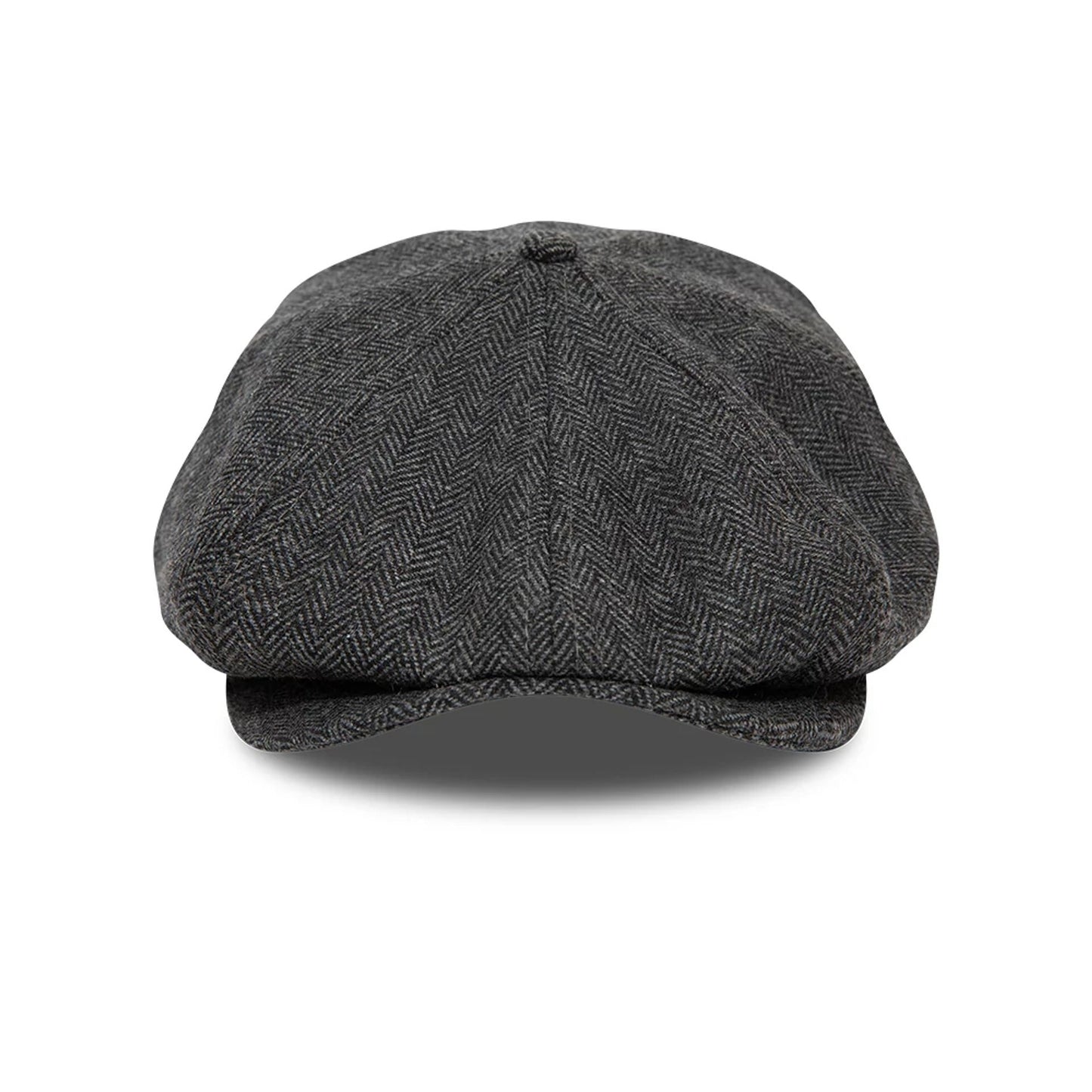 This is a Manchester United Metal Badge Dark Grey Newsboy Hat 2