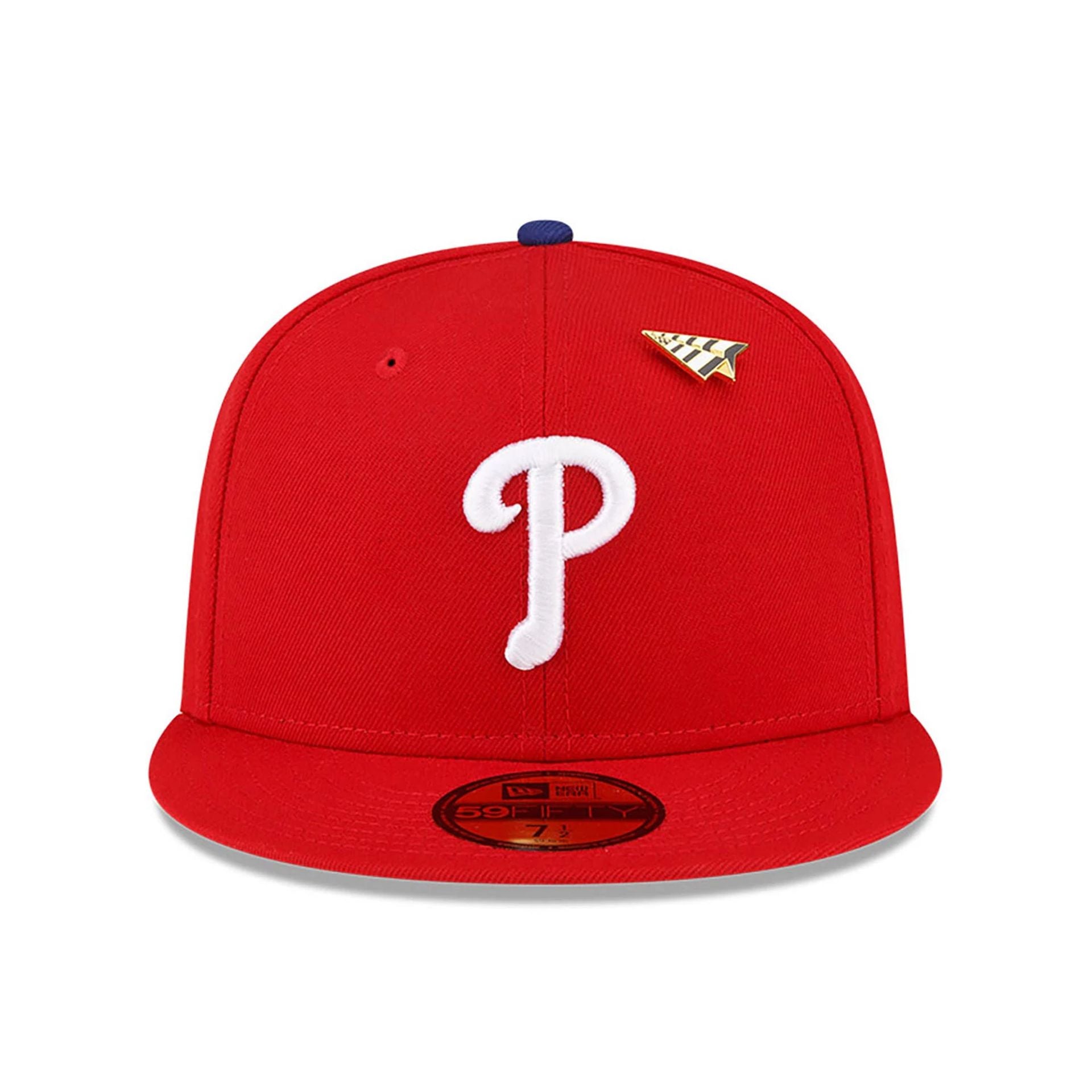 This is a Philadelphia Phillies Paper Planes x MLB Red 59FIFTY Fitted Cap 3