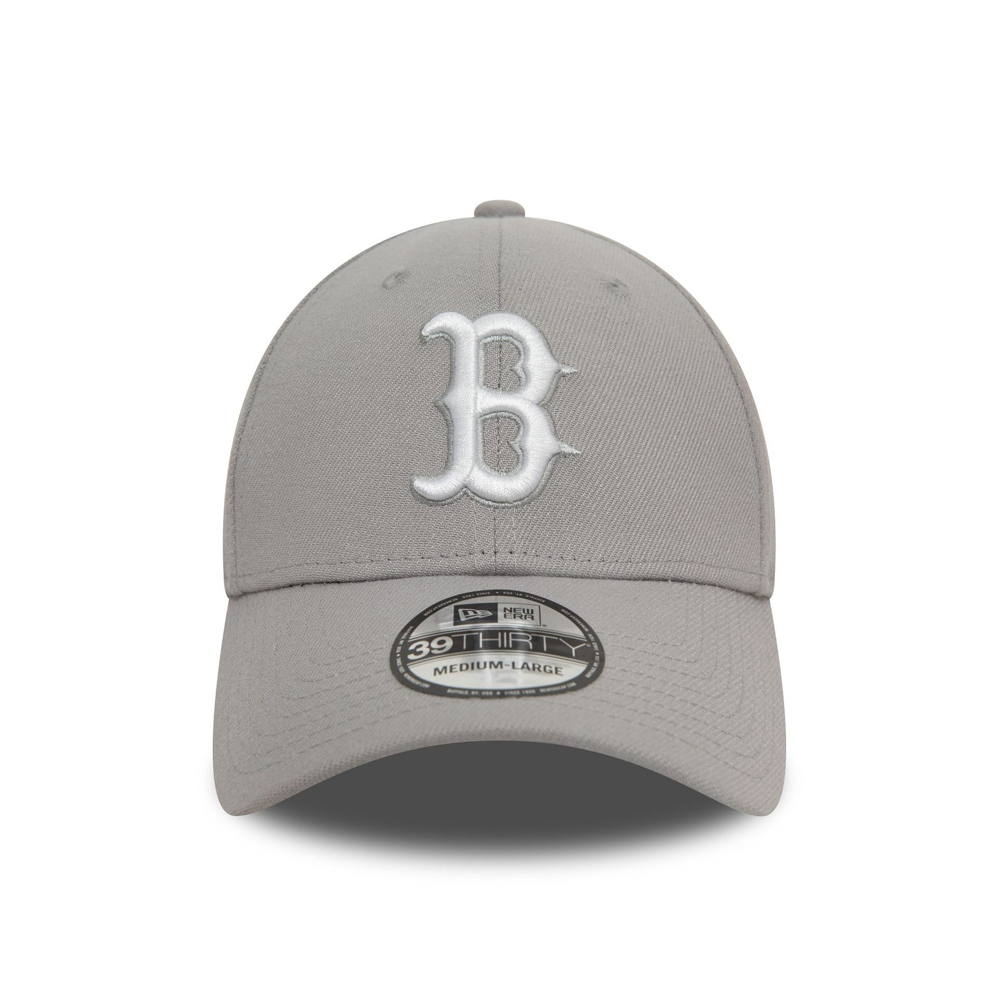 This is a Boston Red Sox League Essential Grey 39THIRTY Stretch Fit Cap 2