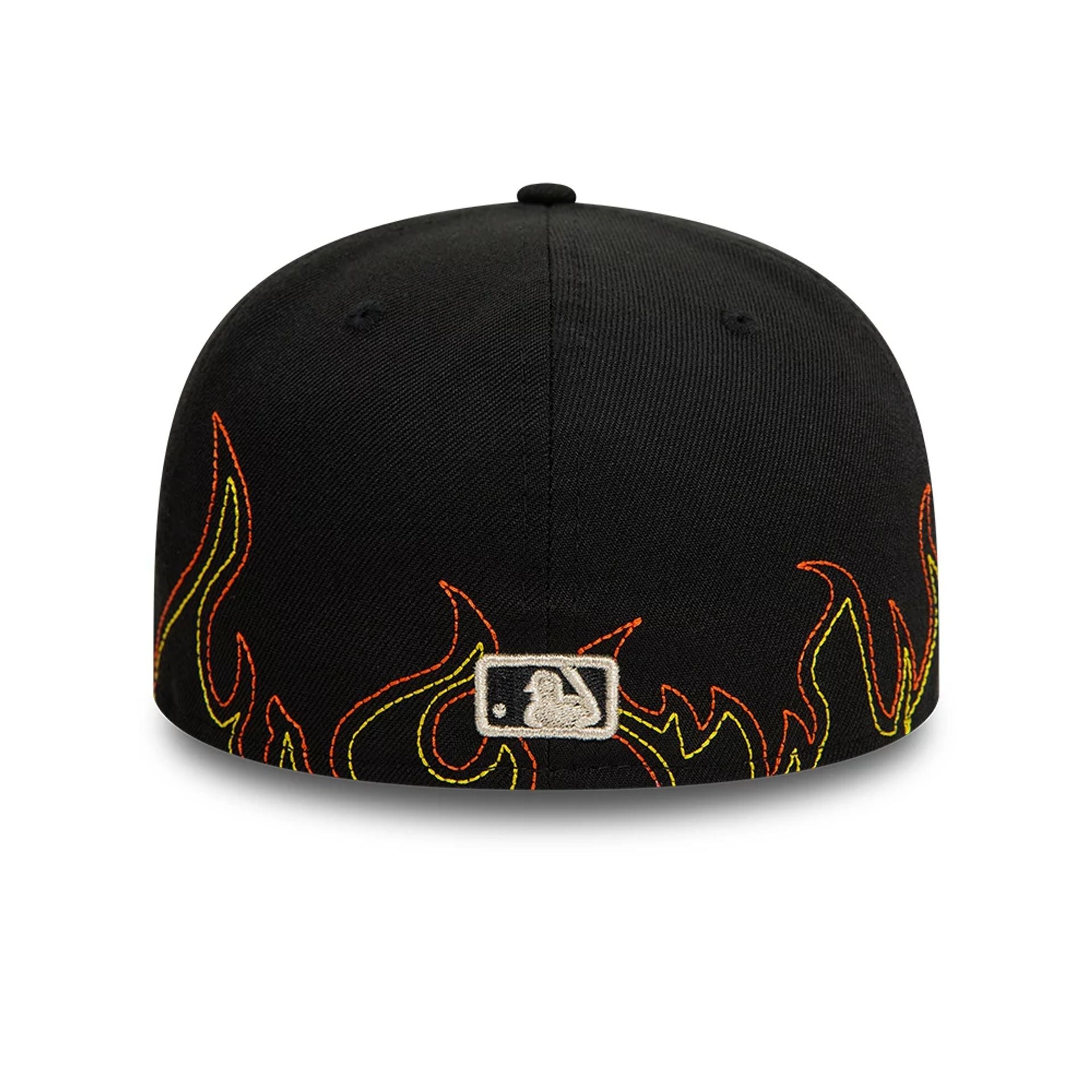 This is a Chicago White Sox MLB Fire Black 59FIFTY Fitted Cap 2