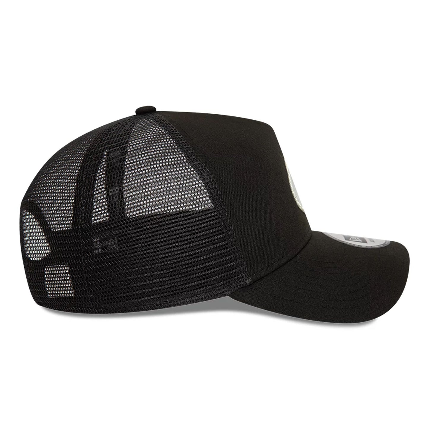 This is a FIA Formula E Black E-Frame Trucker Cap 7