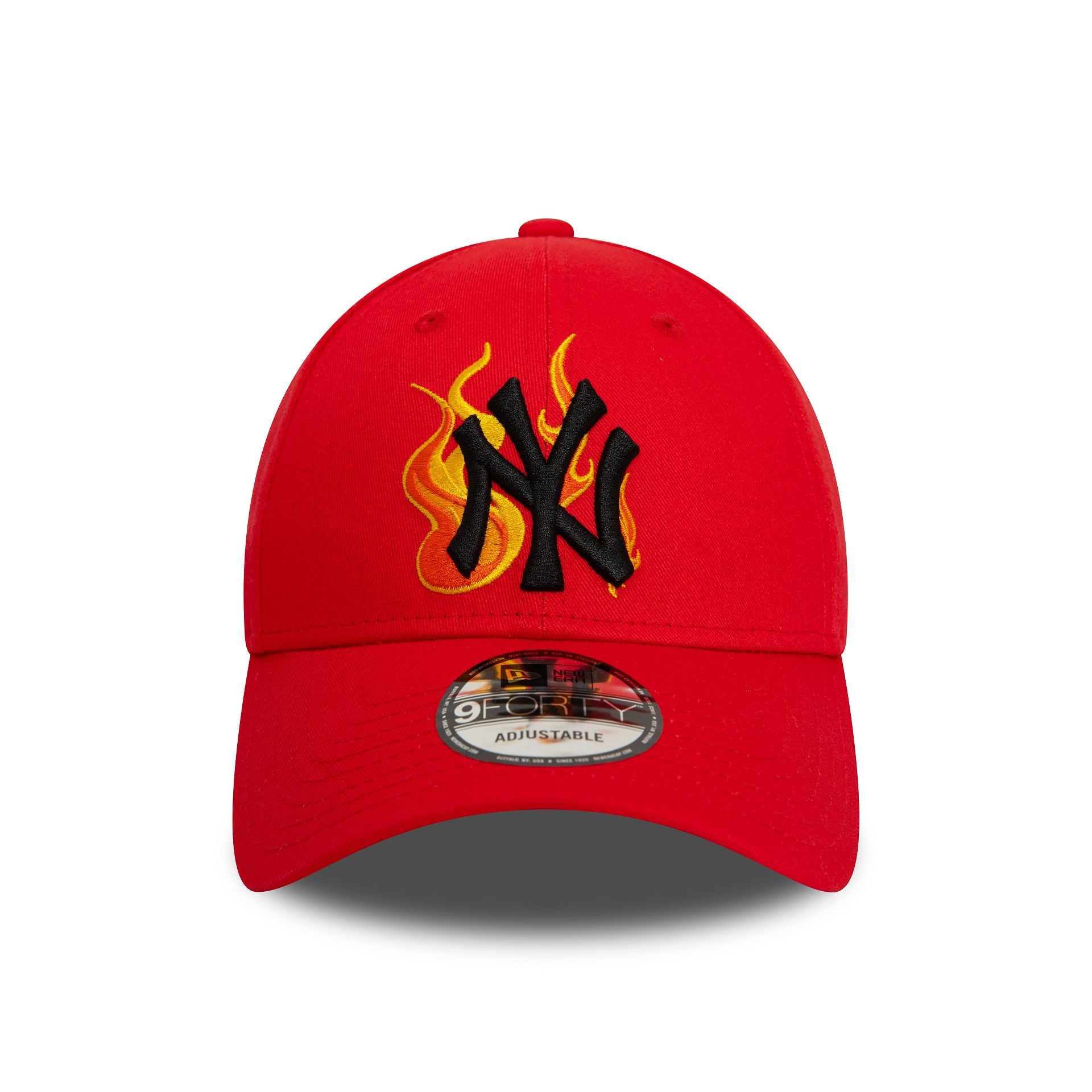 This is a New York Yankees MLB Flame Red 9FORTY Adjustable Cap 2