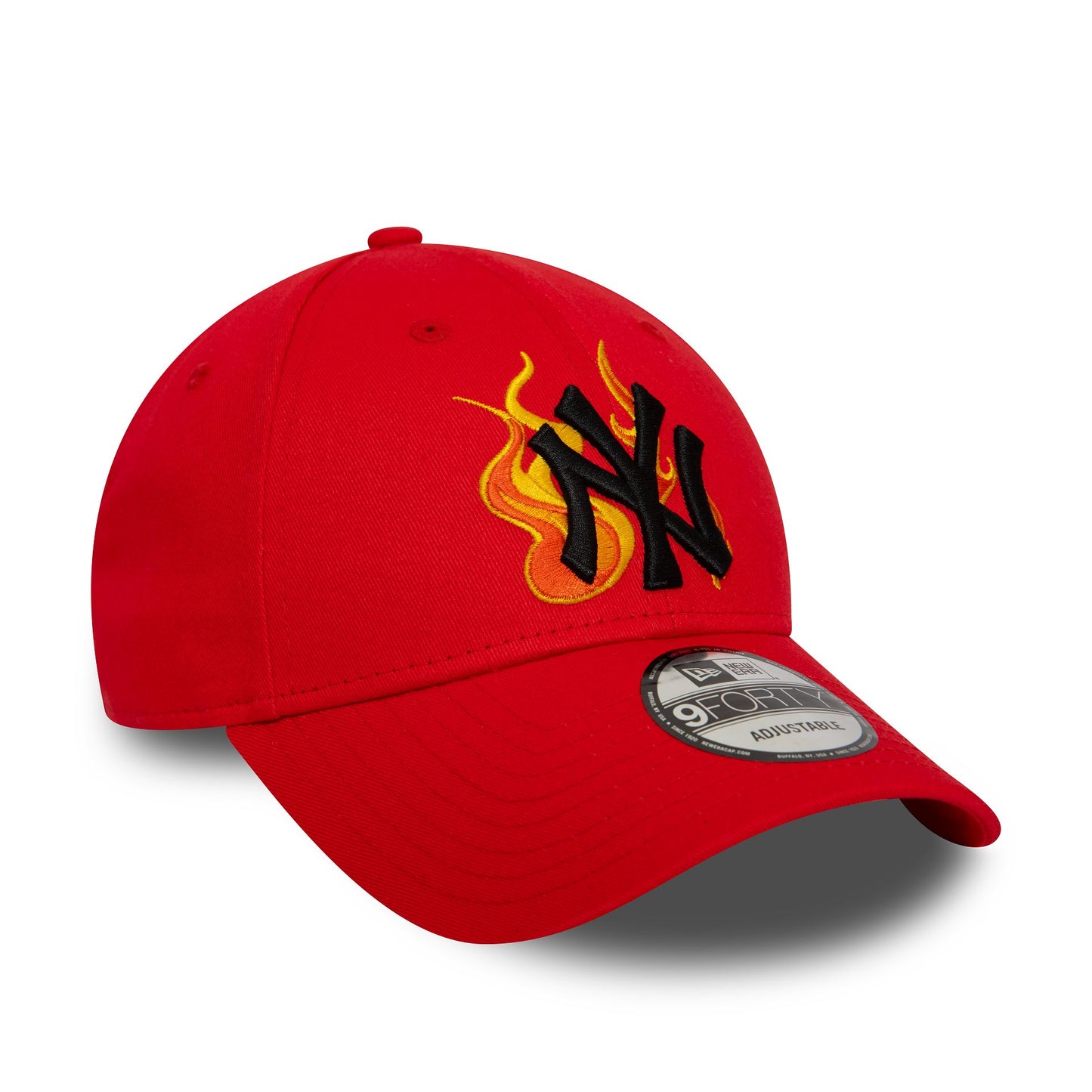 This is a New York Yankees MLB Flame Red 9FORTY Adjustable Cap 3