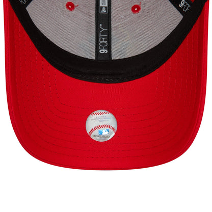 This is a New York Yankees MLB Flame Red 9FORTY Adjustable Cap 5