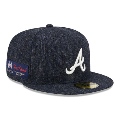 This is a Atlanta Braves Moon Navy 59FIFTY Fitted Cap 3