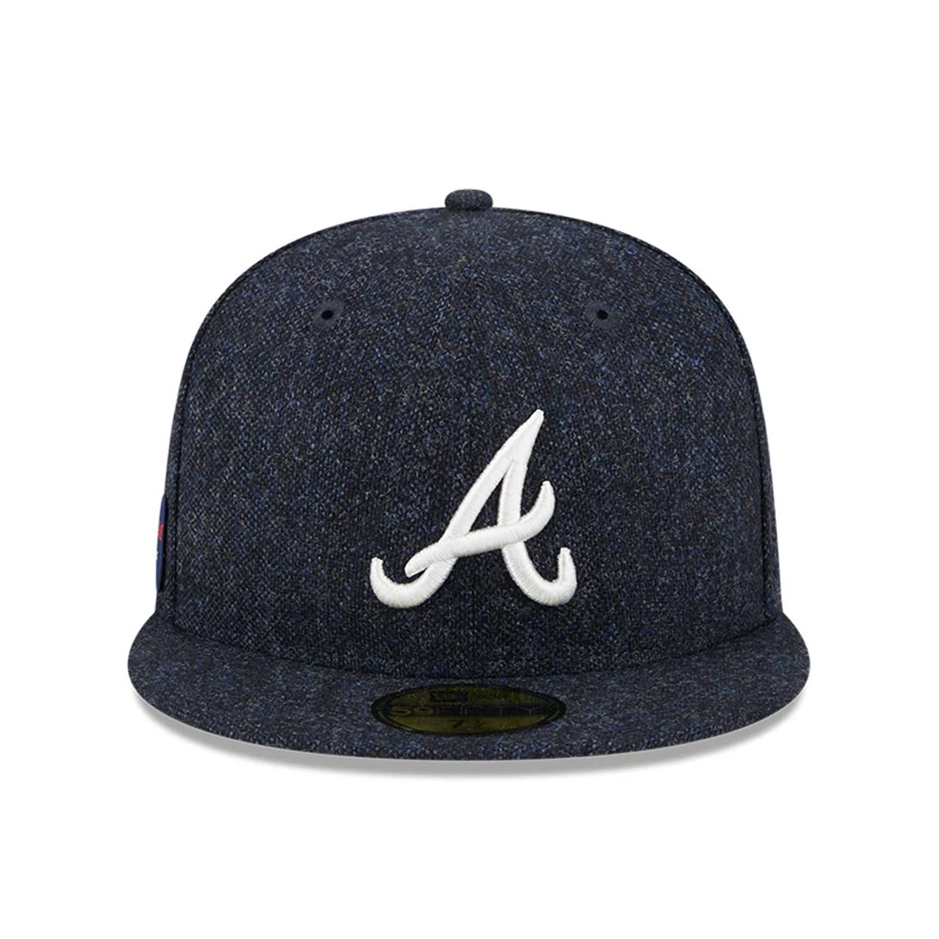 This is a Atlanta Braves Moon Navy 59FIFTY Fitted Cap 5