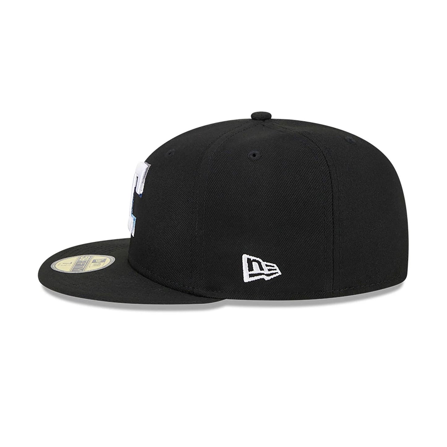 This is a Texas Rangers Raceway Black 59FIFTY Fitted Cap 6