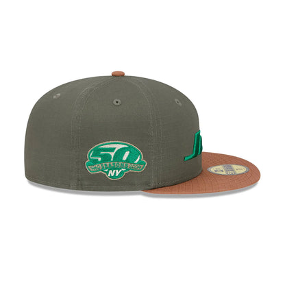 This is a New York Jets Ripstop Green 59FIFTY Fitted Cap 7