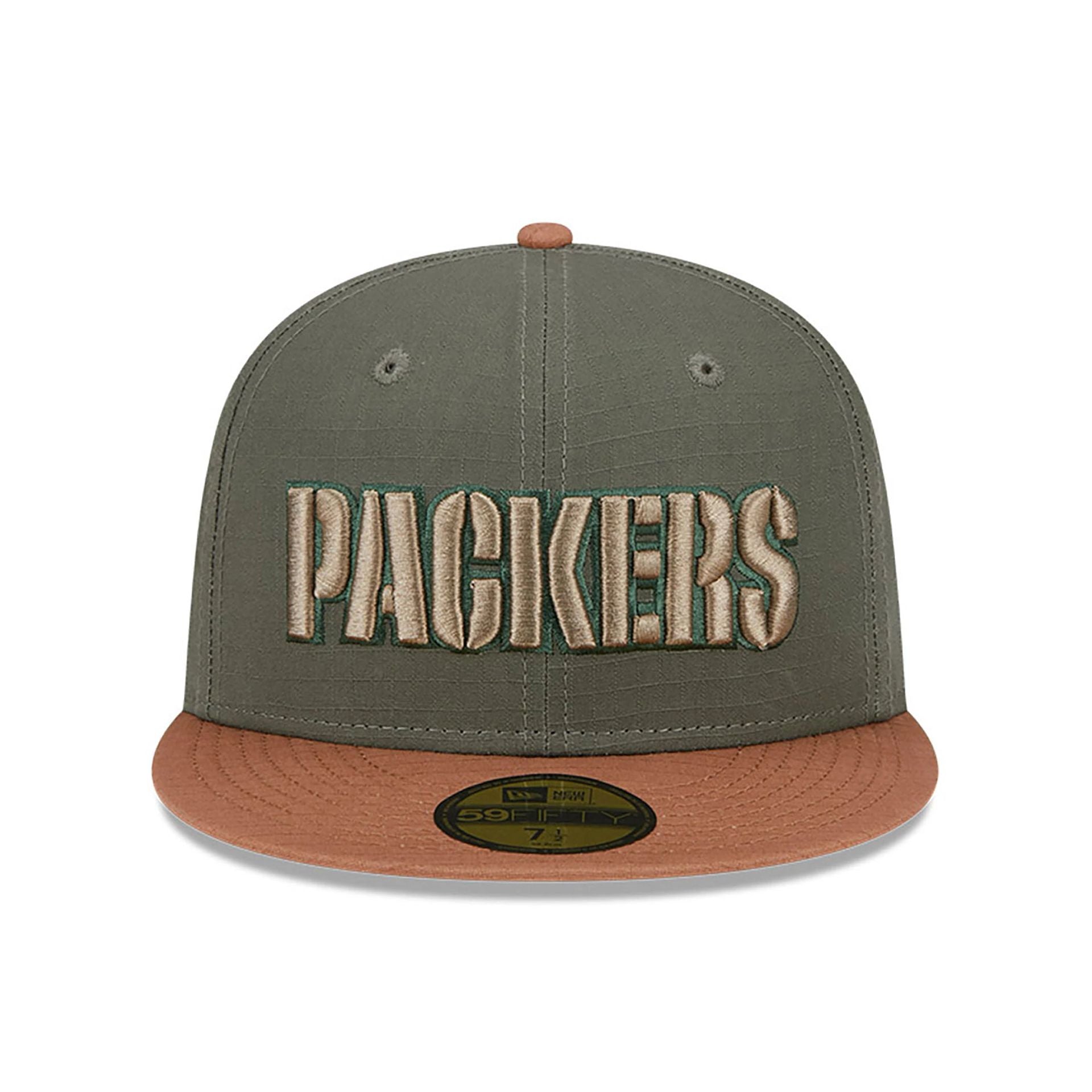 This is a Green Bay Packers Ripstop Green 59FIFTY Fitted Cap 3