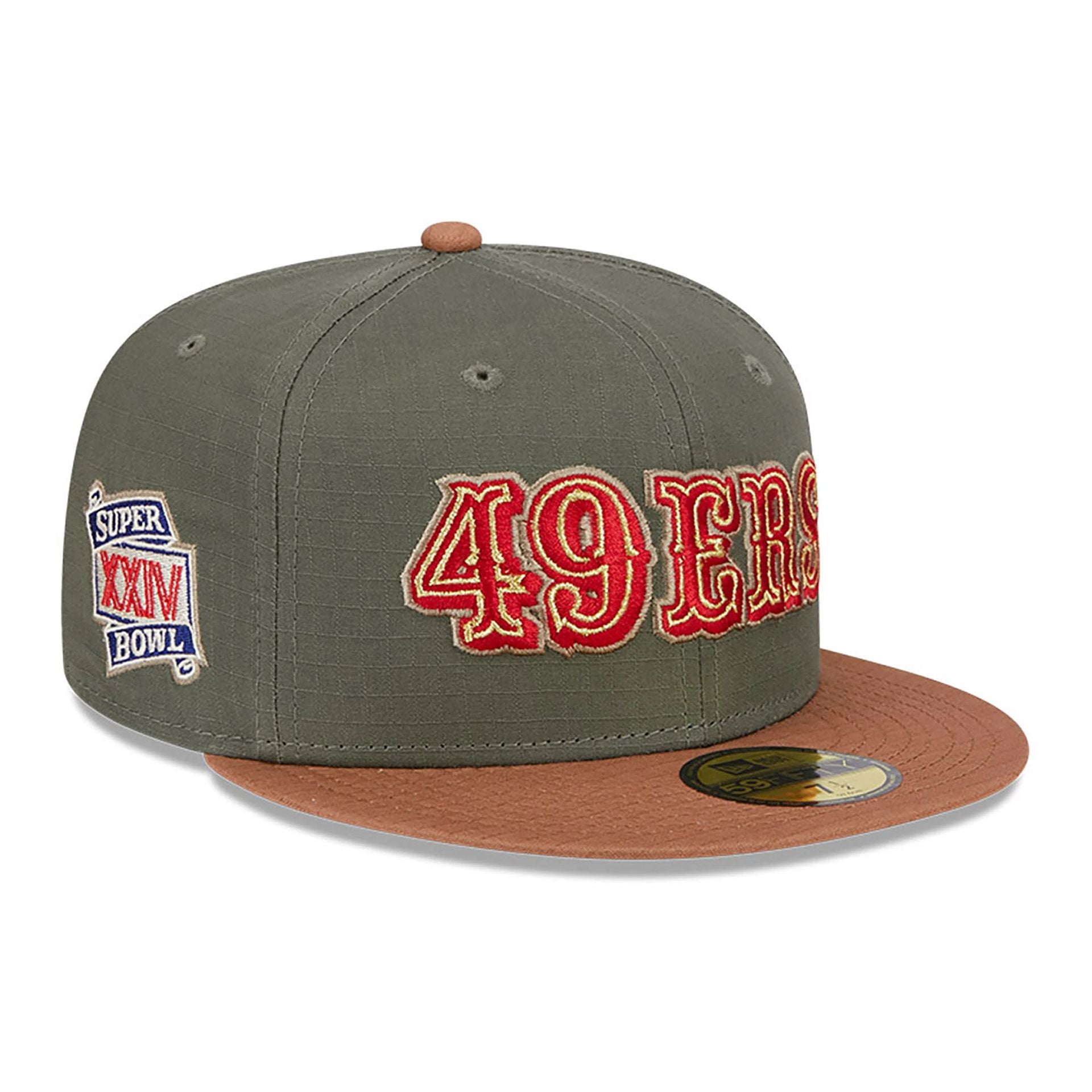 This is a San Francisco 49ers Ripstop Green 59FIFTY Fitted Cap 1