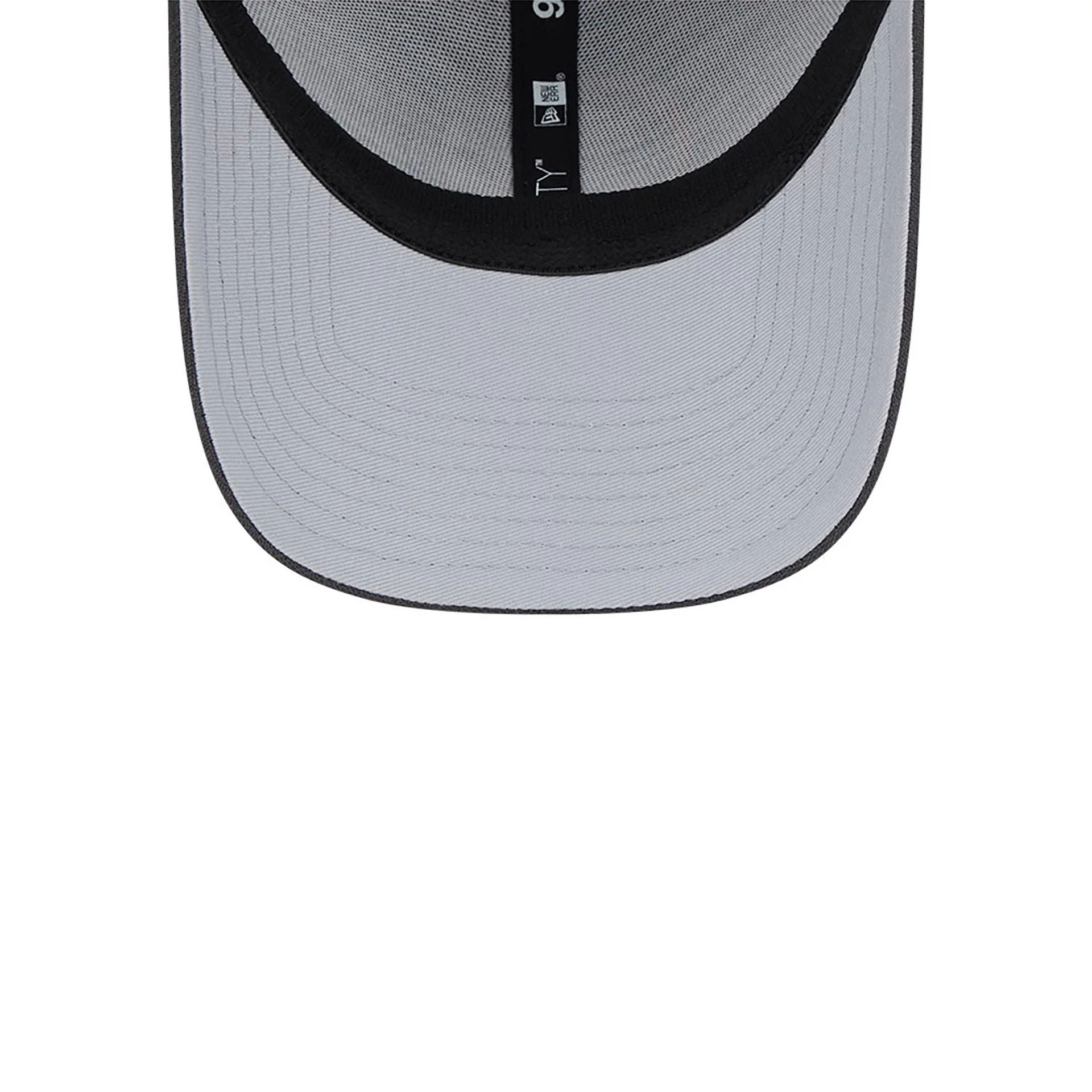 This is a Carolina Panthers NFL Draft 2024 Dark Grey 9FORTY Stretch-Snap Cap 2