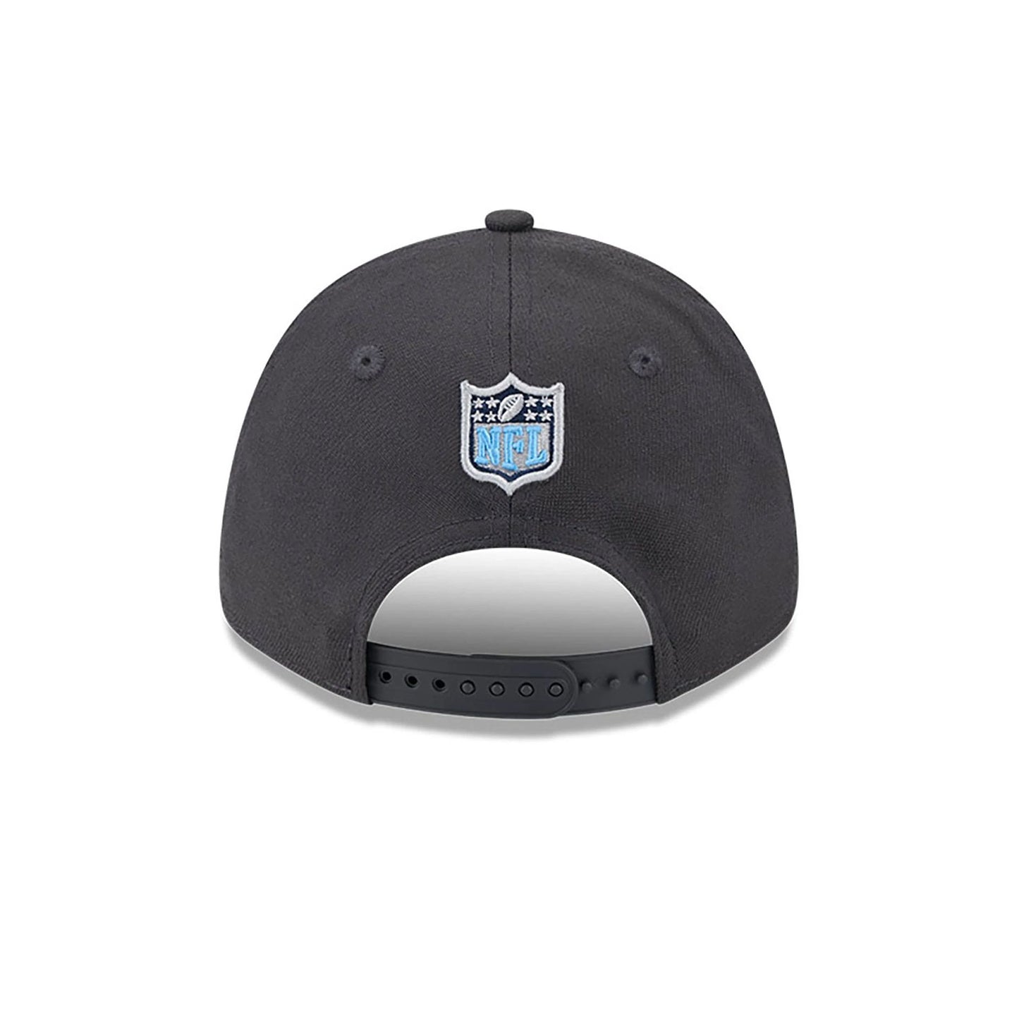 This is a Tennessee Titans NFL Draft 2024 Dark Grey 9FORTY Stretch-Snap Cap 4