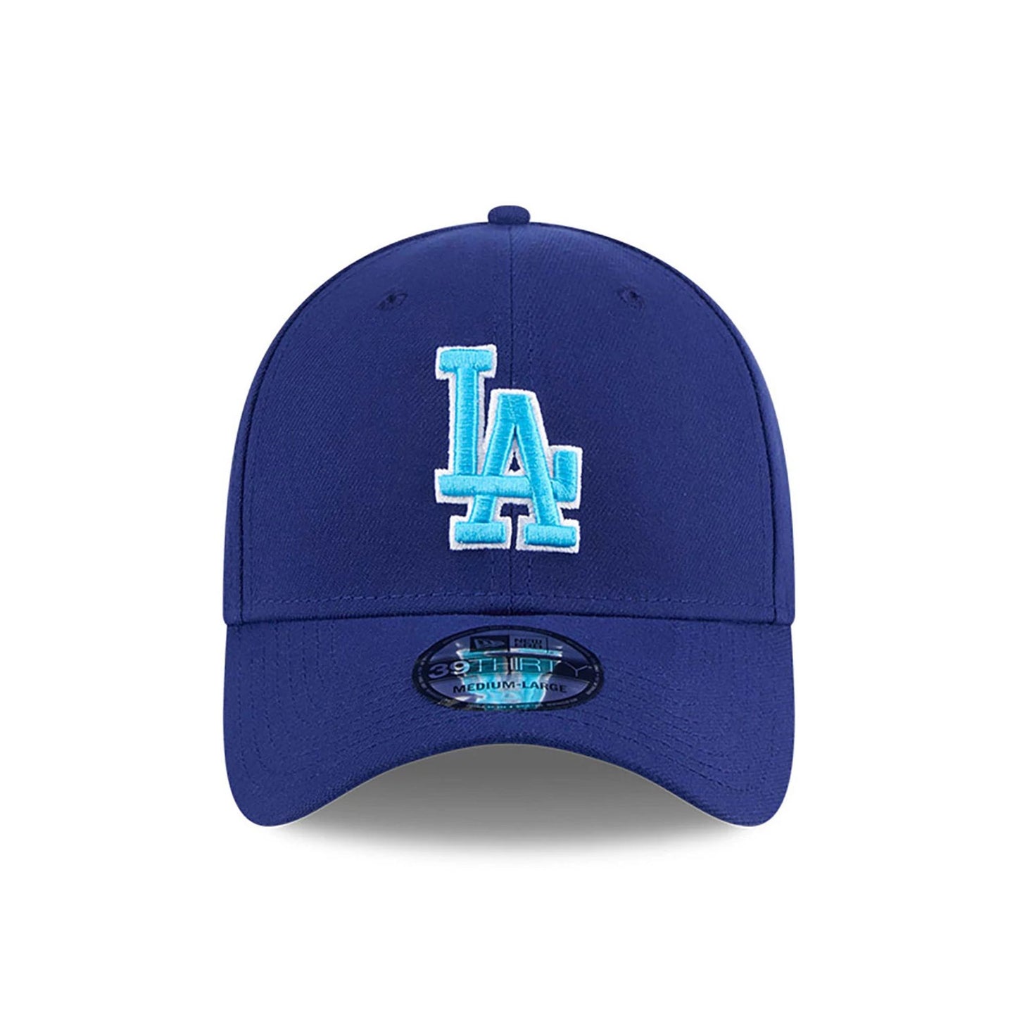 This is a LA Dodgers MLB Father's Day 2024 Dark Blue 39THIRTY Stretch Fit Cap 7