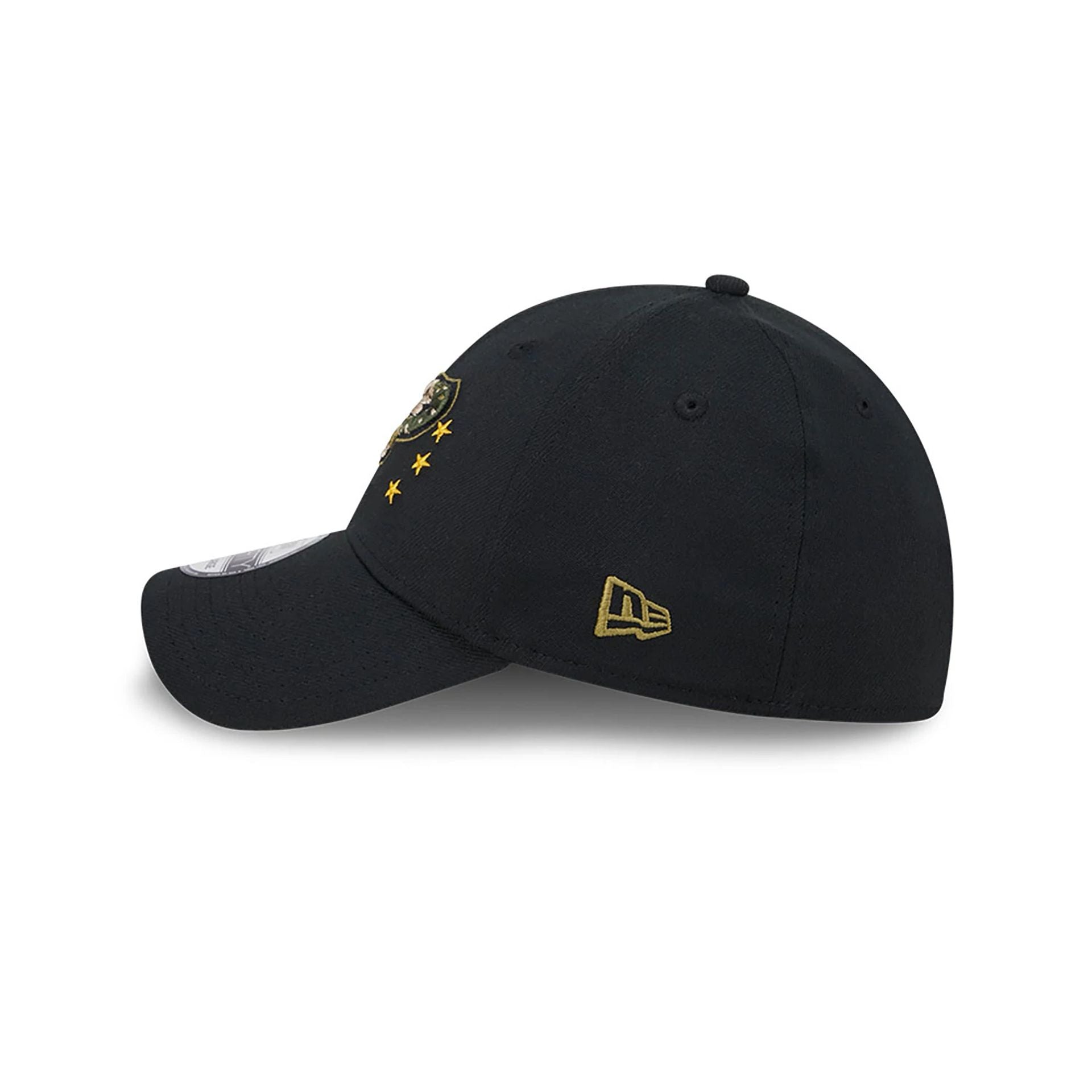 This is a El Paso Chihuahuas MiLB Armed Forces Day 2024 Black 39THIRTY Stretch Fit Cap 6