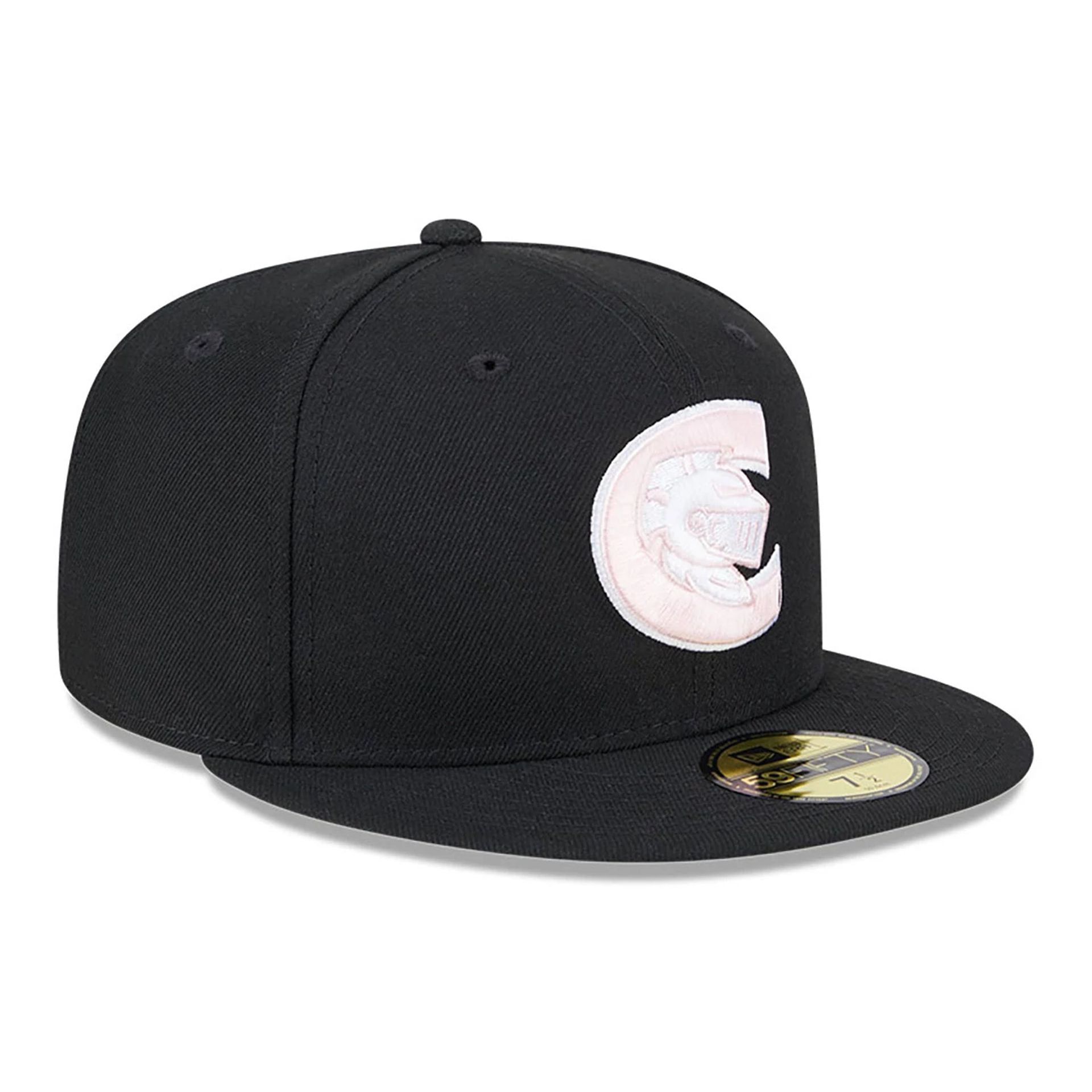 This is a Charlotte Knights MiLB Mother's Day 2024 Black 59FIFTY Fitted Cap 4