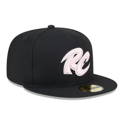 This is a Sacramento Rivercats MiLB Mother's Day 2024 Black 59FIFTY Fitted Cap 4