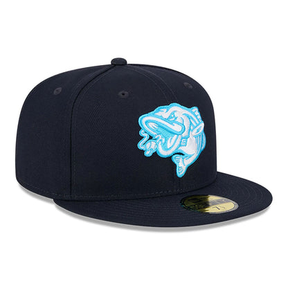 This is a Gwinnett Stripers MiLB Father's Day 2024 Navy 59FIFTY Fitted Cap 4