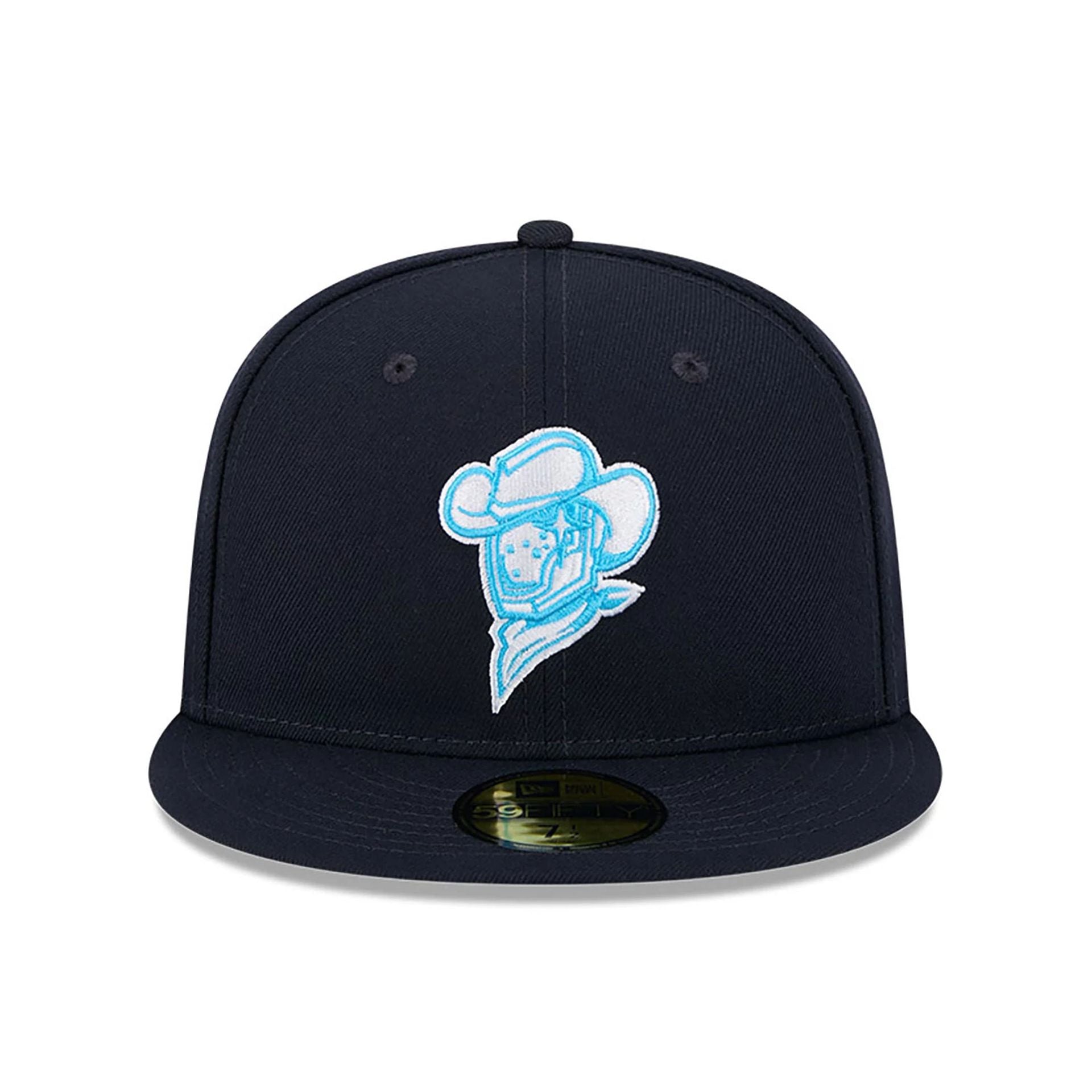 This is a Sugarland Space Cowboys MiLB Father's Day 2024 Navy 59FIFTY Fitted Cap 3