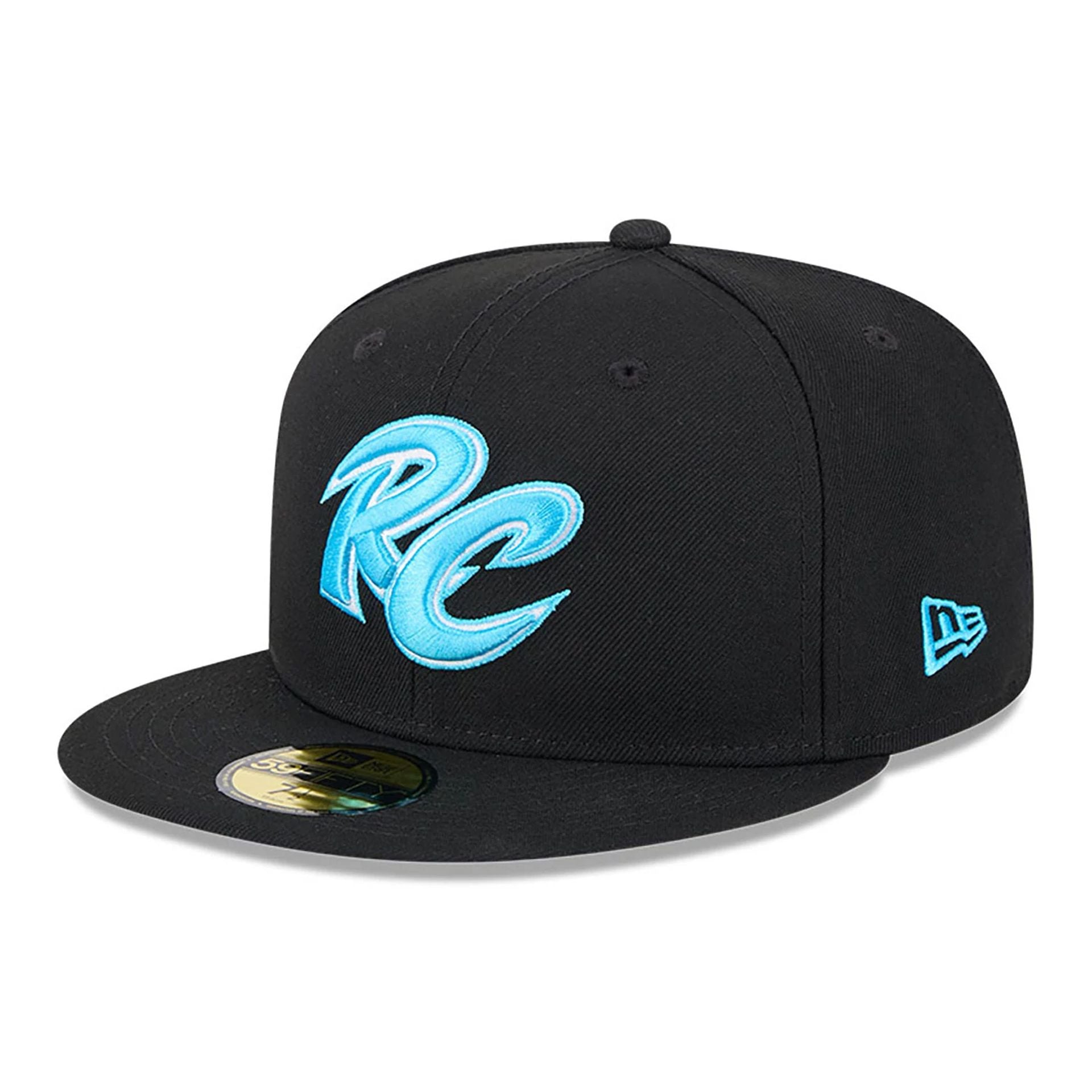 This is a Sacramento Rivercats MiLB Father's Day 2024 Black 59FIFTY Fitted Cap 1