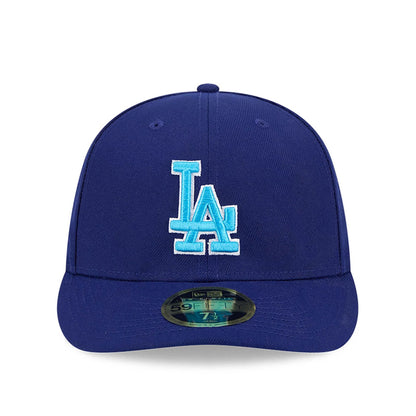 This is a LA Dodgers MLB Father's Day 2024 Dark Blue Low Profile 59FIFTY Fitted Cap 3